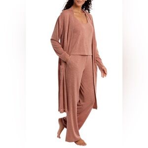 NWT Danskin 3-Piece Heather Knit Pajamas